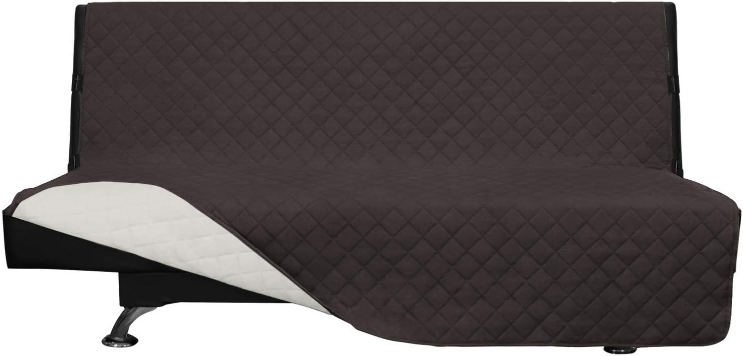 image:imageEasyGoing Reversible Oversized Couch Cover for 3 Cushion Couch Sofa Cover for Dogs Water Resistant Furniture Protector Cover with Foam Sticks for Pet Oversized Sofa GrayLight GrayChocolateIvory