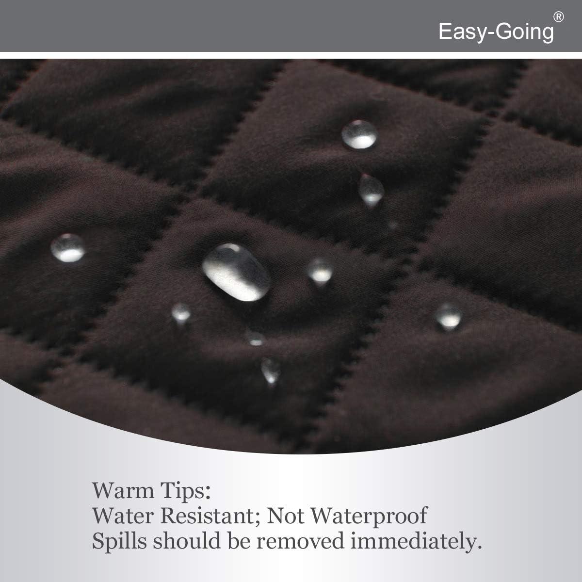 image:imageEasyGoing Reversible Oversized Couch Cover for 3 Cushion Couch Sofa Cover for Dogs Water Resistant Furniture Protector Cover with Foam Sticks for Pet Oversized Sofa GrayLight GrayChocolateBeige