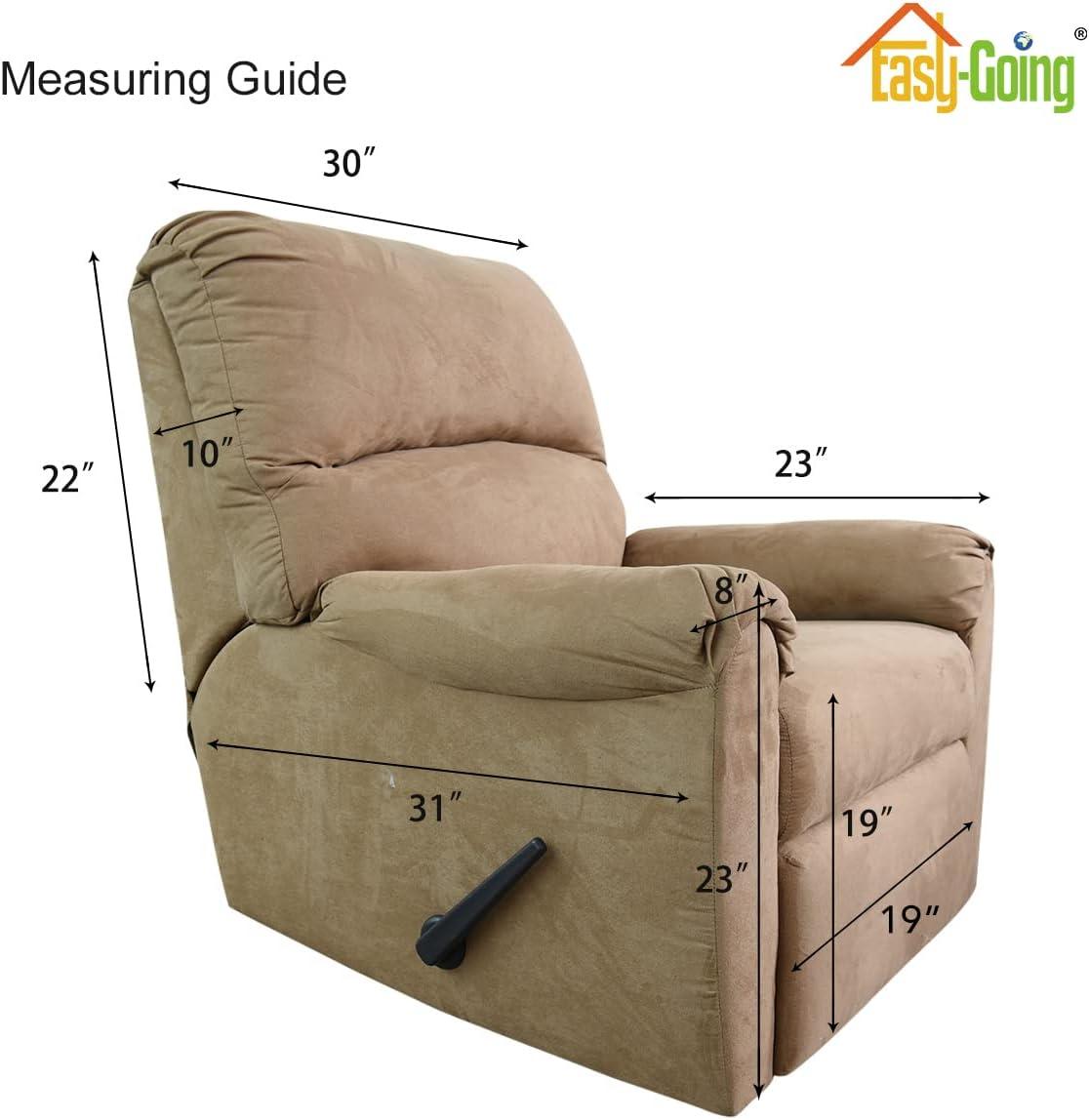 image:imageEasyGoing Reversible Oversized Couch Cover for 3 Cushion Couch Sofa Cover for Dogs Water Resistant Furniture Protector Cover with Foam Sticks for Pet Oversized Sofa GrayLight GrayChocolateBeige
