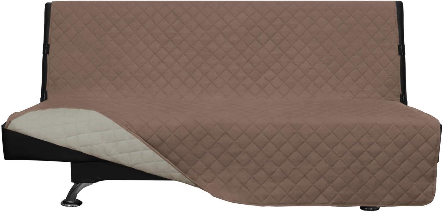 image:imageEasyGoing Reversible Oversized Couch Cover for 3 Cushion Couch Sofa Cover for Dogs Water Resistant Furniture Protector Cover with Foam Sticks for Pet Oversized Sofa GrayLight GrayBrownBeige