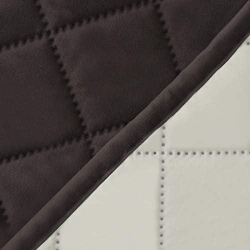 image:imageEasyGoing Reversible Oversized Couch Cover for 3 Cushion Couch Sofa Cover for Dogs Water Resistant Furniture Protector Cover with Foam Sticks for Pet Oversized Sofa GrayLight GrayChocolateIvory