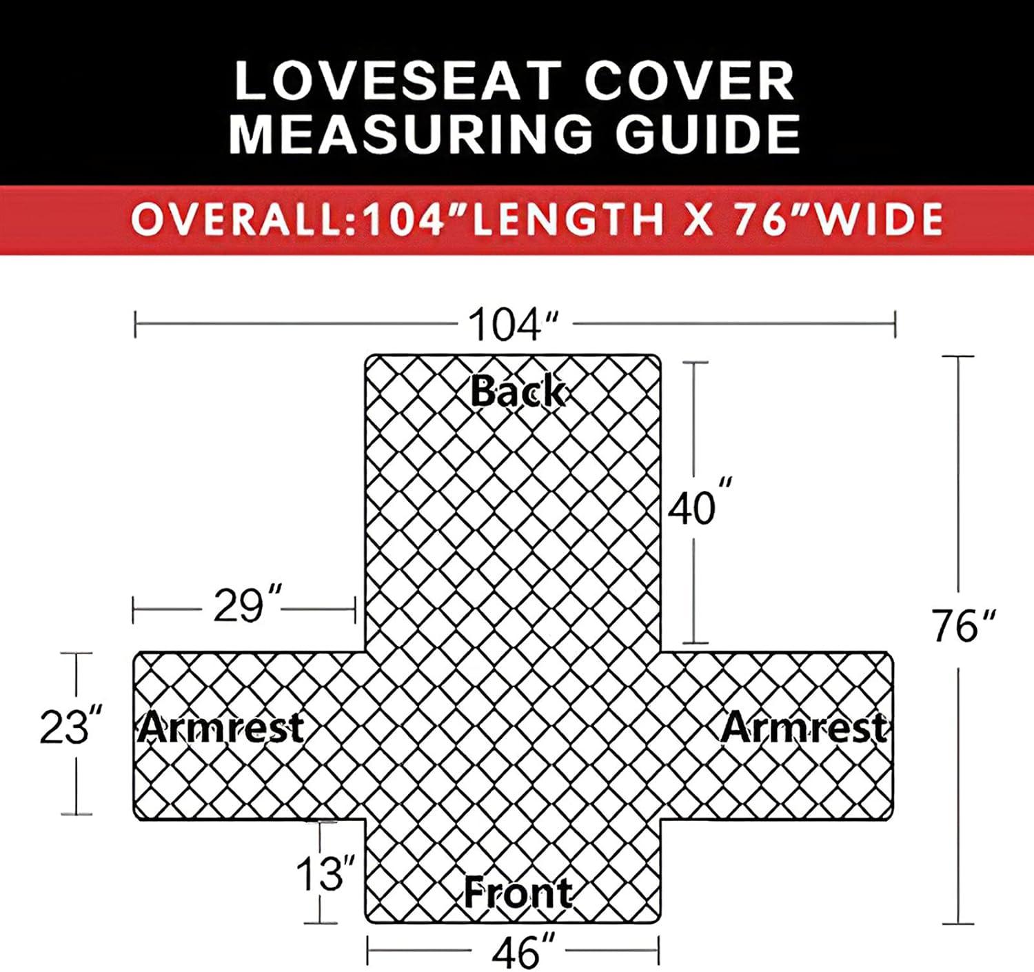image:imageEasyGoing Reversible Oversized Couch Cover for 3 Cushion Couch Sofa Cover for Dogs Water Resistant Furniture Protector Cover with Foam Sticks for Pet Oversized Sofa GrayLight GrayGreenChristmas Red