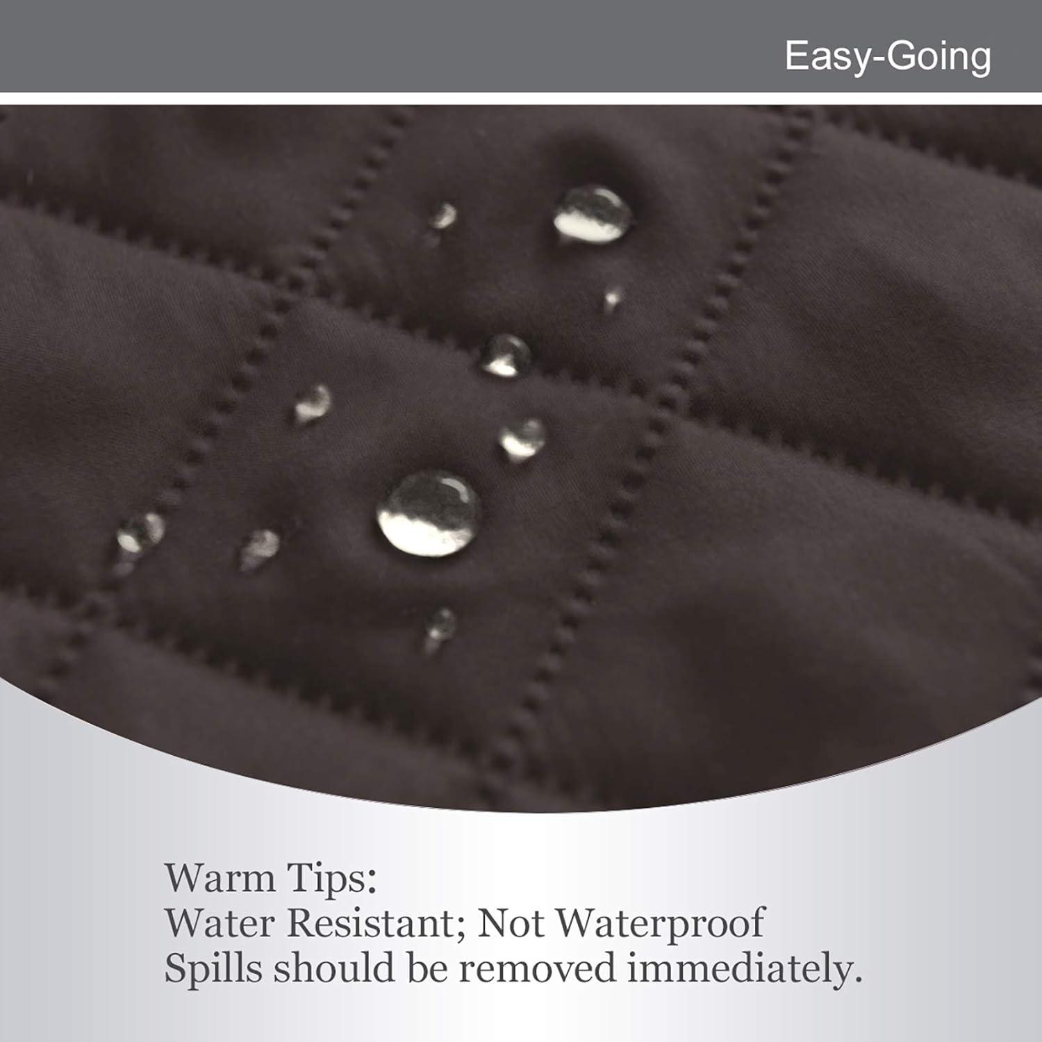 image:imageEasyGoing Reversible Oversized Couch Cover for 3 Cushion Couch Sofa Cover for Dogs Water Resistant Furniture Protector Cover with Foam Sticks for Pet Oversized Sofa GrayLight GrayChocolateIvory
