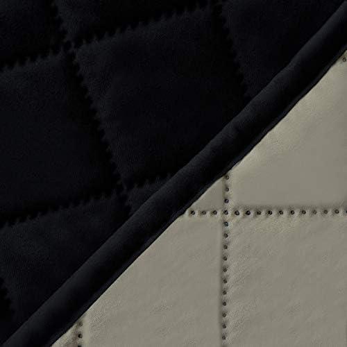 image:imageEasyGoing Reversible Oversized Couch Cover for 3 Cushion Couch Sofa Cover for Dogs Water Resistant Furniture Protector Cover with Foam Sticks for Pet Oversized Sofa GrayLight GrayBlackBeige