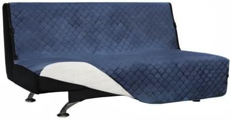 image:imageEasyGoing Reversible Oversized Couch Cover for 3 Cushion Couch Sofa Cover for Dogs Water Resistant Furniture Protector Cover with Foam Sticks for Pet Oversized Sofa GrayLight GrayDark BlueIvory