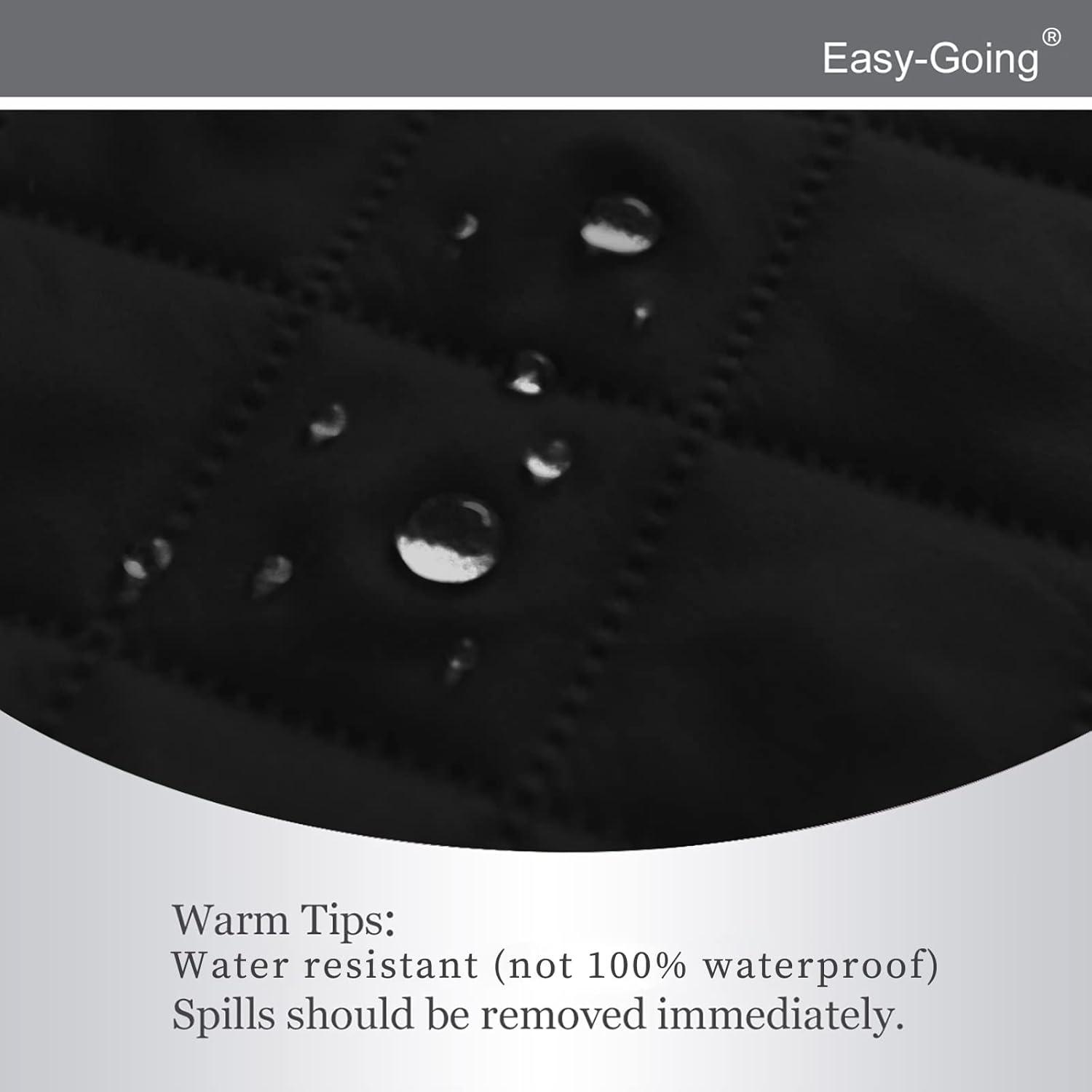 image:imageEasyGoing Reversible Oversized Couch Cover for 3 Cushion Couch Sofa Cover for Dogs Water Resistant Furniture Protector Cover with Foam Sticks for Pet Oversized Sofa GrayLight GrayBlackBeige