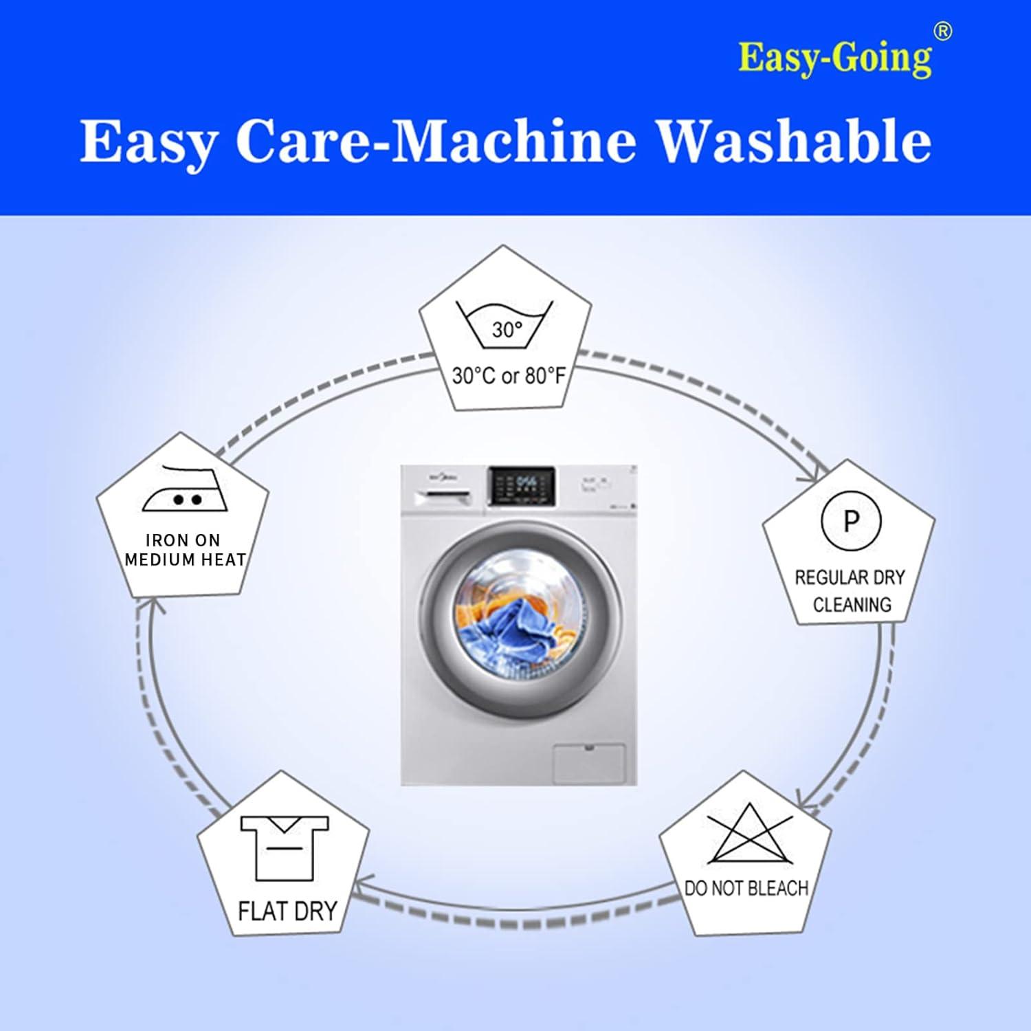 image:imageEasyGoing Reversible Oversized Couch Cover for 3 Cushion Couch Sofa Cover for Dogs Water Resistant Furniture Protector Cover with Foam Sticks for Pet Oversized Sofa GrayLight GrayDark BlueIvory