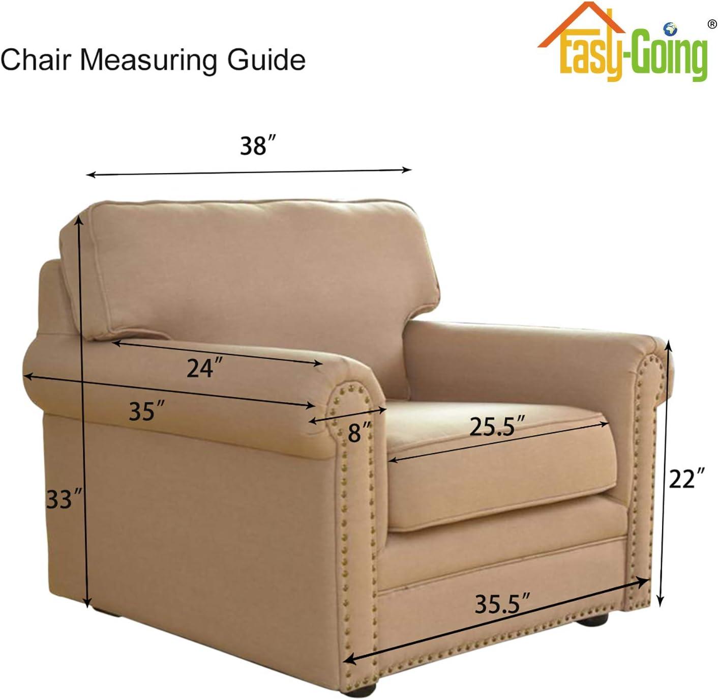 image:imageEasyGoing Stretch Sofa Slipcover 1Piece Sofa Cover Furniture Protector Couch Soft with Elastic Bottom for Kids Polyester Spandex Jacquard Fabric Small Checks Sofa Dark GrayDark Green