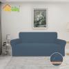 Easy-Going 100% Waterproof Chair Couch Cover, Dual Waterproof Sofa Cover, Stretch Jacquard Sofa Slipcover, Leakproof Furniture Protector for Kids, Pets, Dog and Cat (Chair, Chocolate)(Bluestone)