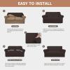 Easy-Going 100% Waterproof Chair Couch Cover, Dual Waterproof Sofa Cover, Stretch Jacquard Sofa Slipcover, Leakproof Furniture Protector for Kids, Pets, Dog and Cat (Chair, Chocolate)(Chocolate)