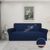 Easy-Going 100% Waterproof Chair Couch Cover, Dual Waterproof Sofa Cover, Stretch Jacquard Sofa Slipcover, Leakproof Furniture Protector for Kids, Pets, Dog and Cat (Chair, Chocolate)(Navy)