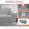 Easy-Going 100% Waterproof Chair Couch Cover, Dual Waterproof Sofa Cover, Stretch Jacquard Sofa Slipcover, Leakproof Furniture Protector for Kids, Pets, Dog and Cat (Chair, Chocolate)(Light Gray)