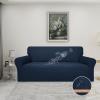 Easy-Going 100% Waterproof Chair Couch Cover, Dual Waterproof Sofa Cover, Stretch Jacquard Sofa Slipcover, Leakproof Furniture Protector for Kids, Pets, Dog and Cat (Chair, Chocolate)(Dark Blue)