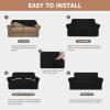 Easy-Going 100% Waterproof Chair Couch Cover, Dual Waterproof Sofa Cover, Stretch Jacquard Sofa Slipcover, Leakproof Furniture Protector for Kids, Pets, Dog and Cat (Chair, Chocolate)(Black)