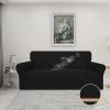 Easy-Going 100% Waterproof Chair Couch Cover, Dual Waterproof Sofa Cover, Stretch Jacquard Sofa Slipcover, Leakproof Furniture Protector for Kids, Pets, Dog and Cat (Chair, Chocolate)(Black)