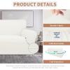 Easy-Going 100% Waterproof Chair Couch Cover, Dual Waterproof Sofa Cover, Stretch Jacquard Sofa Slipcover, Leakproof Furniture Protector for Kids, Pets, Dog and Cat (Chair, Chocolate)(Cream)