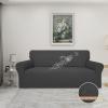 Easy-Going 100% Waterproof Chair Couch Cover, Dual Waterproof Sofa Cover, Stretch Jacquard Sofa Slipcover, Leakproof Furniture Protector for Kids, Pets, Dog and Cat (Chair, Chocolate)(Dark Gray)