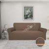 Easy-Going 100% Waterproof Chair Couch Cover, Dual Waterproof Sofa Cover, Stretch Jacquard Sofa Slipcover, Leakproof Furniture Protector for Kids, Pets, Dog and Cat (Chair, Chocolate)(Brown)