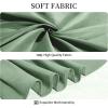 Easy-Going 6 Pack White Tablecloths 60×102 Inch for 6 Ft Rectangle Table, Washable Polyester Waterproof Stain Resistant Table Cloth, Decorative Table Cover for Kitchen, Dining Tables, Events(Sage Green)