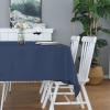 Easy-Going 6 Pack White Tablecloths 60×102 Inch for 6 Ft Rectangle Table, Washable Polyester Waterproof Stain Resistant Table Cloth, Decorative Table Cover for Kitchen, Dining Tables, Events(Navy)