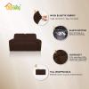 Easy-Going 8 Pieces Microfiber Stretch Sectional Recliner Sofa Slipcover Soft Fitted Fleece 3 Seats Couch Cover Washable Furniture Protector with Elasticity for Kids Pet(Recliner Sofa, Chocolate)(Coffee)