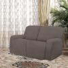 Easy-Going 8 Pieces Microfiber Stretch Sectional Recliner Sofa Slipcover Soft Fitted Fleece 3 Seats Couch Cover Washable Furniture Protector with Elasticity for Kids Pet(Recliner Sofa, Chocolate)(Taupe)
