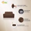 Easy-Going 8 Pieces Microfiber Stretch Sectional Recliner Sofa Slipcover Soft Fitted Fleece 3 Seats Couch Cover Washable Furniture Protector with Elasticity for Kids Pet(Recliner Sofa, Chocolate)(Brown)