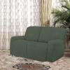 Easy-Going 8 Pieces Microfiber Stretch Sectional Recliner Sofa Slipcover Soft Fitted Fleece 3 Seats Couch Cover Washable Furniture Protector with Elasticity for Kids Pet(Recliner Sofa, Chocolate)(Greyish Green)