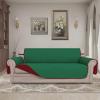 Easy-Going Reversible Oversized Couch Cover for 3 Cushion Couch Sofa Cover for Dogs Water Resistant Furniture Protector Cover with Foam Sticks for Pet (Oversized Sofa, Gray/Light Gray)(Green/Christmas Red)