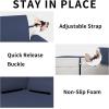Easy-Going Reversible Oversized Couch Cover for 3 Cushion Couch Sofa Cover for Dogs Water Resistant Furniture Protector Cover with Foam Sticks for Pet (Oversized Sofa, Gray/Light Gray)(Dark Blue/Dark Blue)