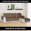 Easy-Going Reversible Oversized Couch Cover for 3 Cushion Couch Sofa Cover for Dogs Water Resistant Furniture Protector Cover with Foam Sticks for Pet (Oversized Sofa, Gray/Light Gray)(Camel/Camel)