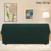 Easy-Going Stretch Sofa Slipcover 1-Piece Sofa Cover Furniture Protector Couch Soft with Elastic Bottom for Kids, Polyester Spandex Jacquard Fabric Small Checks (Sofa, Dark Gray)(Dark Green)