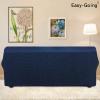 Easy-Going Stretch Sofa Slipcover 1-Piece Sofa Cover Furniture Protector Couch Soft with Elastic Bottom for Kids, Polyester Spandex Jacquard Fabric Small Checks (Sofa, Dark Gray)(Navy)