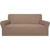 Easy-Going 100% Waterproof Chair Couch Cover, Dual Waterproof Sofa Cover, Stretch Jacquard Sofa Slipcover, Leakproof Furniture Protector for Kids, Pets, Dog and Cat (Chair, Chocolate)(Camel)