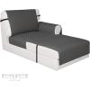Easy-Going Reversible Oversized Couch Cover for 3 Cushion Couch Sofa Cover for Dogs Water Resistant Furniture Protector Cover with Foam Sticks for Pet (Oversized Sofa, Gray/Light Gray)(Dark Gray/Dark Gray)