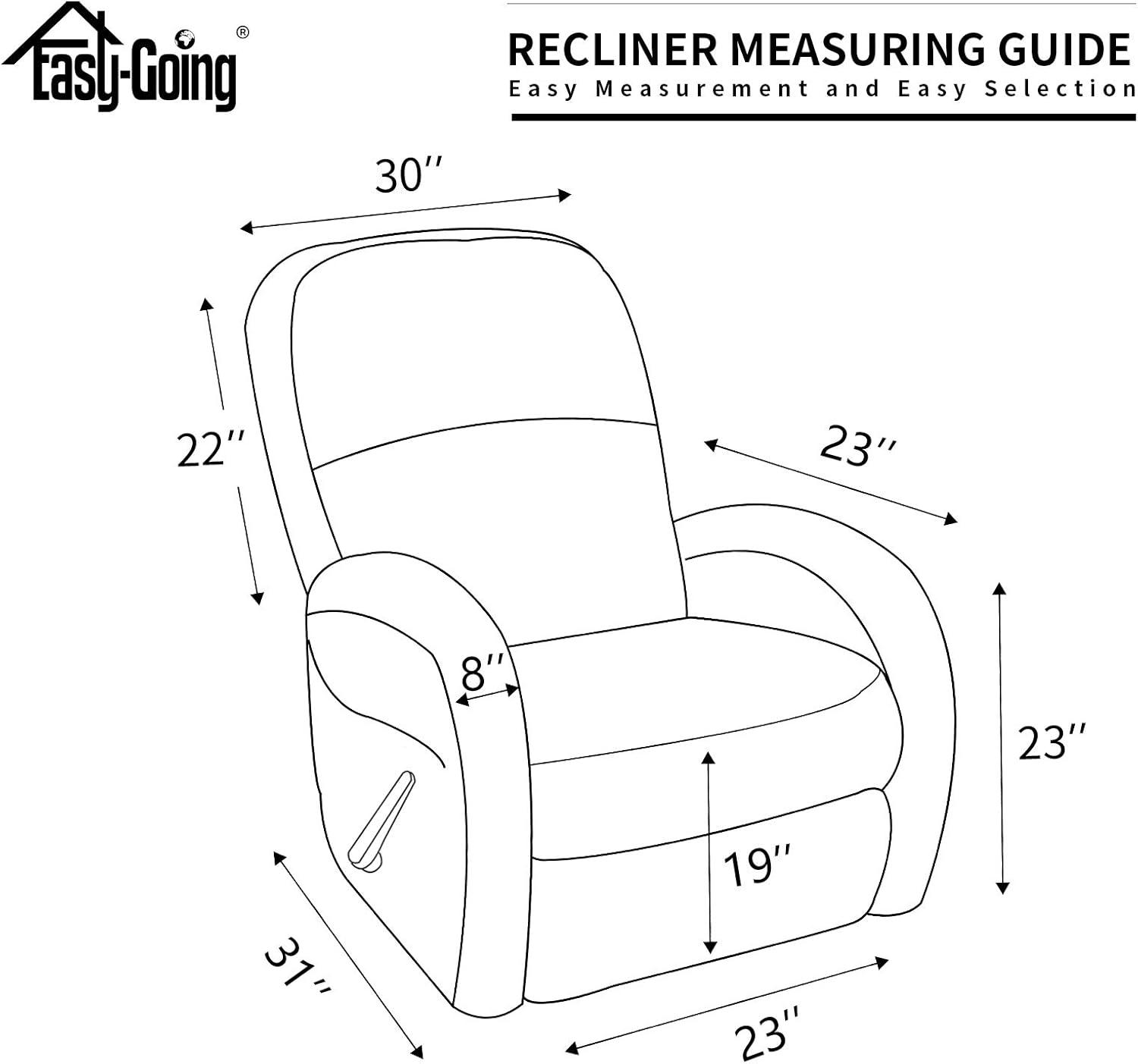 image:imageEasyGoing 100 Dual Waterproof 2 Pieces Chair Cover Stretch Soft Couch Cover for Dogs Sofa Slipcover for 1 Separate Cushion Couch Leakproof Furniture Protector for Kids Pets Dark GrayBlack