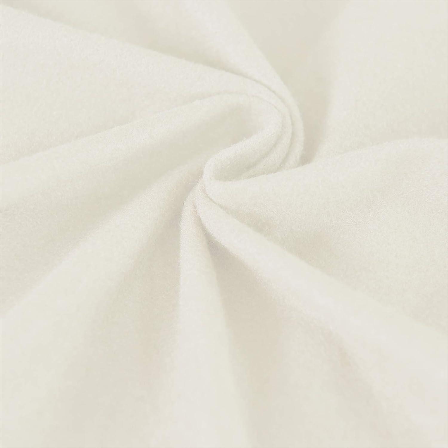 image:imageEasyGoing 2 Pieces Microfiber Stretch Chair Slipcover Spandex Soft Fitted Sofa Couch Cover Washable Furniture Protector with Elastic Bottom Kids Pet ChocolateBeige