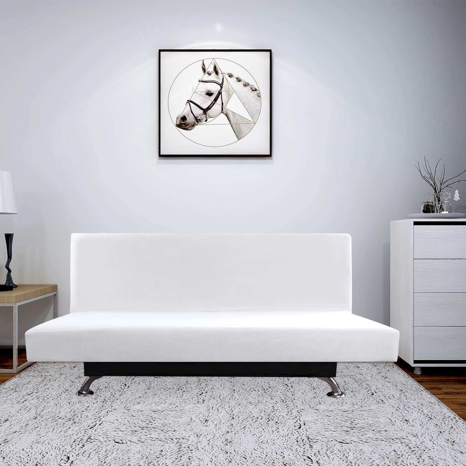 image:imageEasyGoing Fleece Stretch Sofa Slipcover Spandex NonSlip Soft Couch Sofa Cover Washable Furniture Protector with AntiSkid Foam and Elastic Bottom for Kids PetsLoveseat Dark GraySnow White