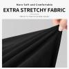Easy-Going 100% Dual Waterproof 2 Pieces Chair Cover Stretch Soft Couch Cover for Dogs, Sofa Slipcover for 1 Separate Cushion Couch Leakproof Furniture Protector for Kids, Pets Dark Gray(Black)