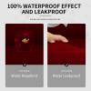 Easy-Going 100% Dual Waterproof 2 Pieces Chair Cover Stretch Soft Couch Cover for Dogs, Sofa Slipcover for 1 Separate Cushion Couch Leakproof Furniture Protector for Kids, Pets Dark Gray(Wine)