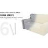 Easy-Going Fleece Stretch Sofa Slipcover Spandex Non-Slip Soft Couch Sofa Cover, Washable Furniture Protector with Anti-Skid Foam and Elastic Bottom for Kids, Pets(Loveseat, Dark Gray)(Ivory)