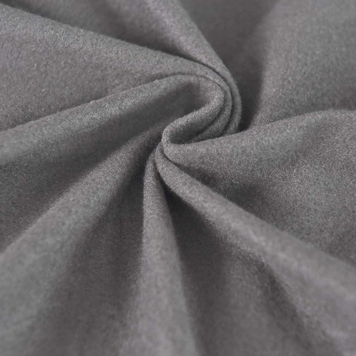 image:imageEasyGoing 2 Pieces Microfiber Stretch Sofa Slipcover Spandex Soft Fitted Sofa Couch Cover Washable Furniture Protector with Elastic Bottom KidsPet Oversized Sofa Light GrayLightgray