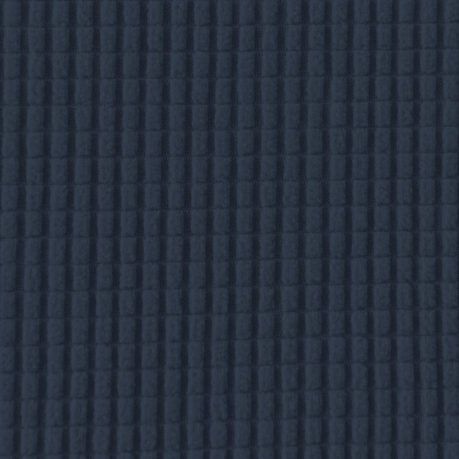 image:imageEasyGoing 8 Pieces Recliner Sofa Stretch Sofa Slipcover Sofa Cover Furniture Protector Couch Soft with Elastic Bottom Kids Spandex Jacquard Fabric Small Checks Dark GrayDark Blue