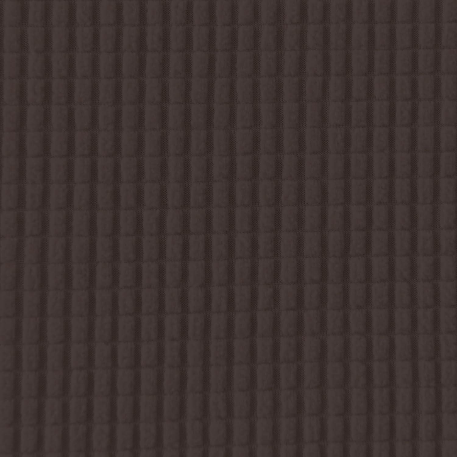 image:imageEasyGoing 8 Pieces Recliner Sofa Stretch Sofa Slipcover Sofa Cover Furniture Protector Couch Soft with Elastic Bottom Kids Spandex Jacquard Fabric Small Checks Dark GrayChocolate