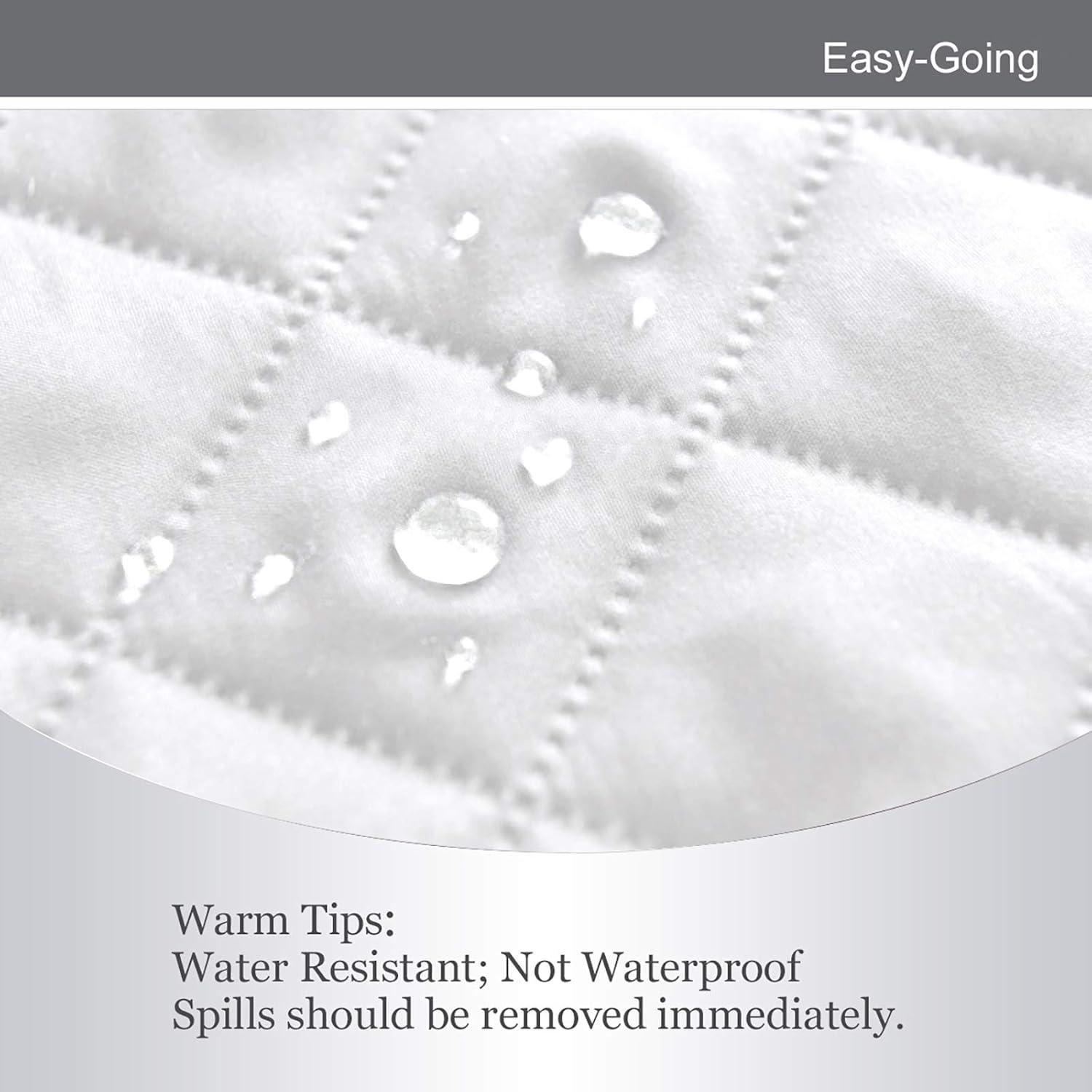 image:imageEasyGoing Reversible Oversized Couch Cover for 3 Cushion Couch Sofa Cover for Dogs Water Resistant Furniture Protector Cover with Foam Sticks for Pet Oversized Sofa GrayLight GrayWhiteWhite