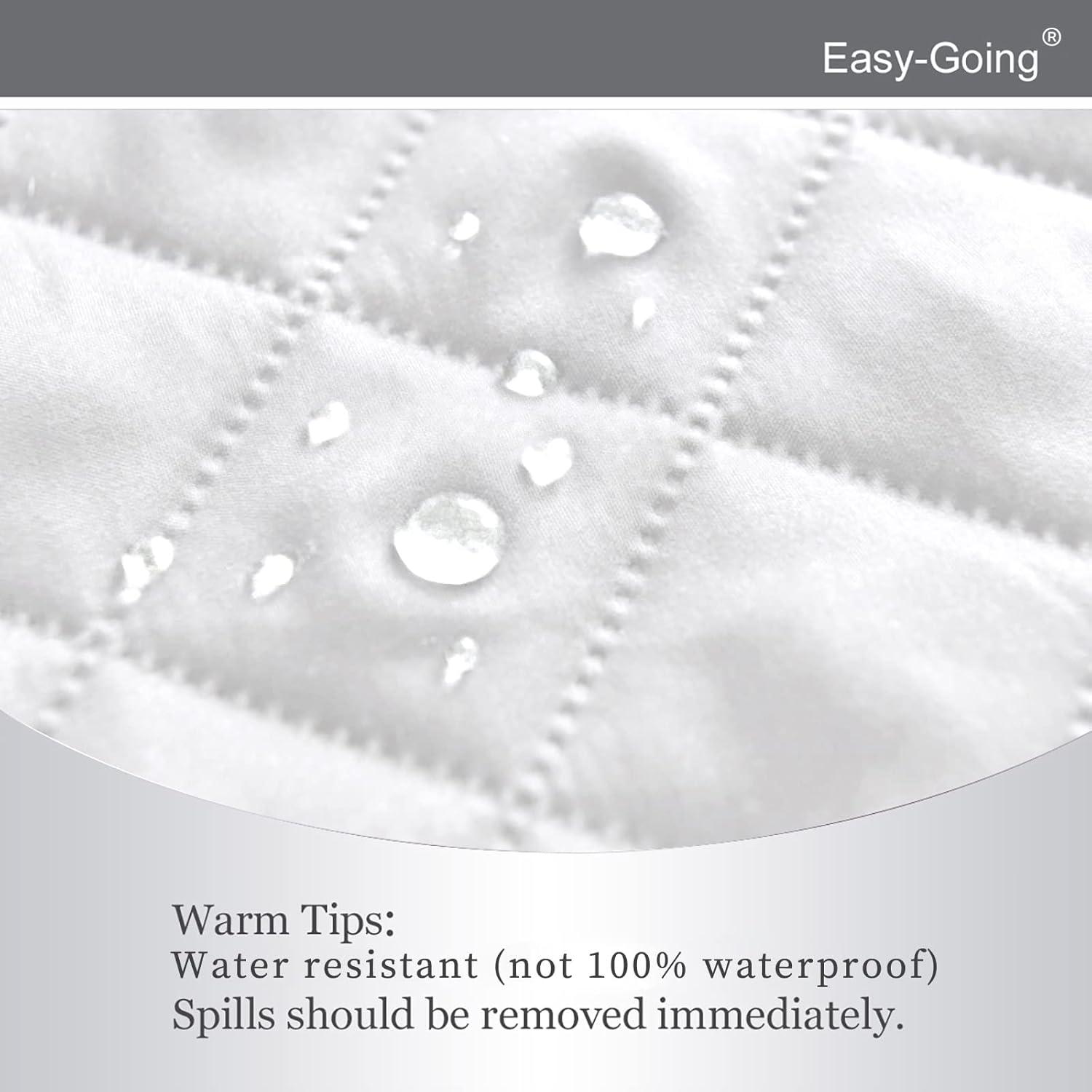 image:imageEasyGoing Reversible Oversized Couch Cover for 3 Cushion Couch Sofa Cover for Dogs Water Resistant Furniture Protector Cover with Foam Sticks for Pet Oversized Sofa GrayLight GrayWhiteWhite