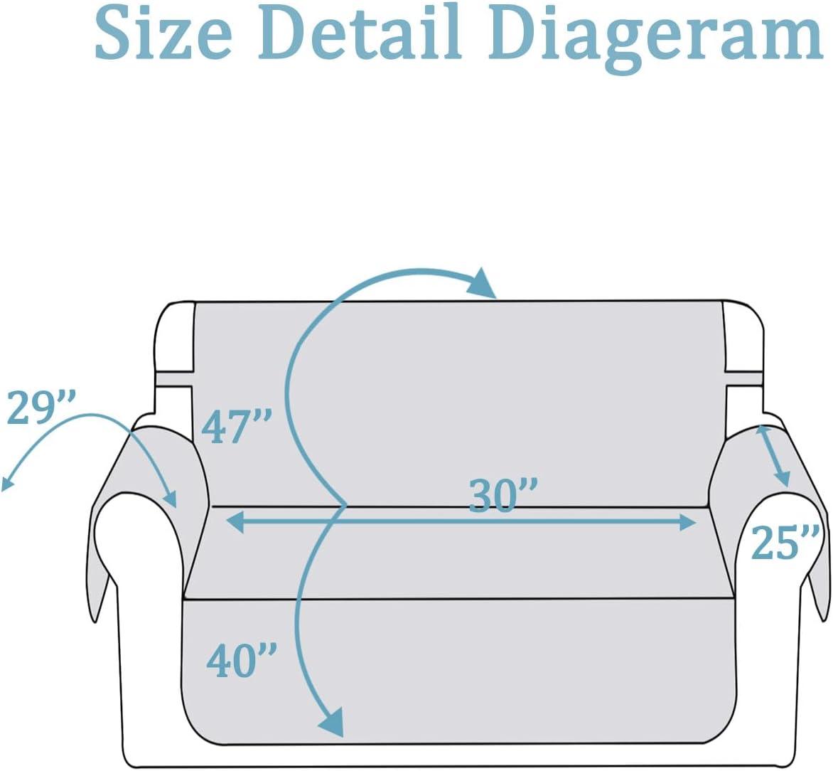 image:imageEasyGoing Reversible Oversized Couch Cover for 3 Cushion Couch Sofa Cover for Dogs Water Resistant Furniture Protector Cover with Foam Sticks for Pet Oversized Sofa GrayLight GrayNavyIvory