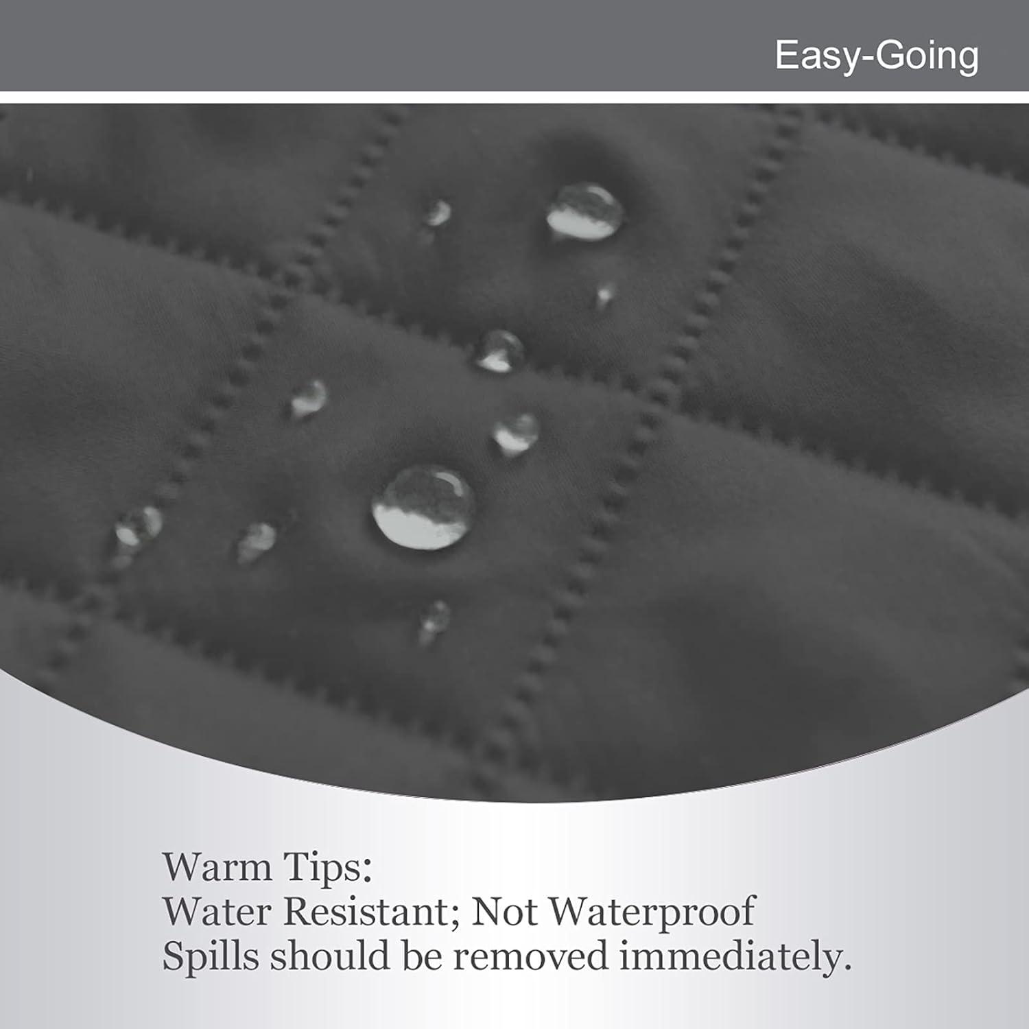 image:imageEasyGoing Reversible Oversized Couch Cover for 3 Cushion Couch Sofa Cover for Dogs Water Resistant Furniture Protector Cover with Foam Sticks for Pet Oversized Sofa GrayLight GrayDarkgrayBeige