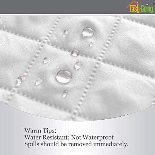 image:imageEasyGoing Reversible Oversized Couch Cover for 3 Cushion Couch Sofa Cover for Dogs Water Resistant Furniture Protector Cover with Foam Sticks for Pet Oversized Sofa GrayLight GrayWhiteWhite