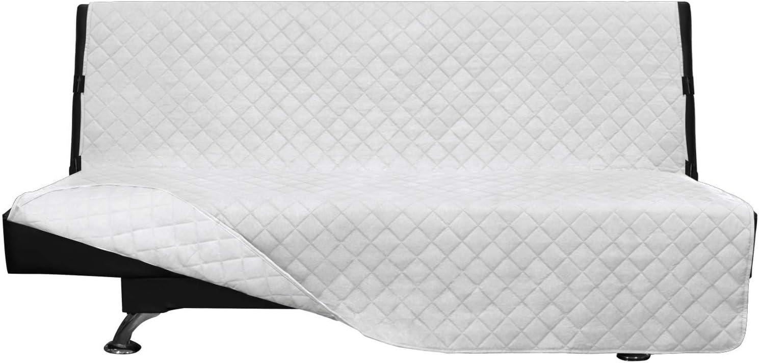 image:imageEasyGoing Reversible Oversized Couch Cover for 3 Cushion Couch Sofa Cover for Dogs Water Resistant Furniture Protector Cover with Foam Sticks for Pet Oversized Sofa GrayLight GrayWhiteWhite